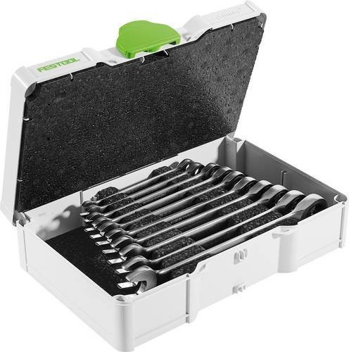 Festool SYS3 S 76-RRS Maul-Ringratschenschlüssel-Set aus Stahl in Silber - Bild 1