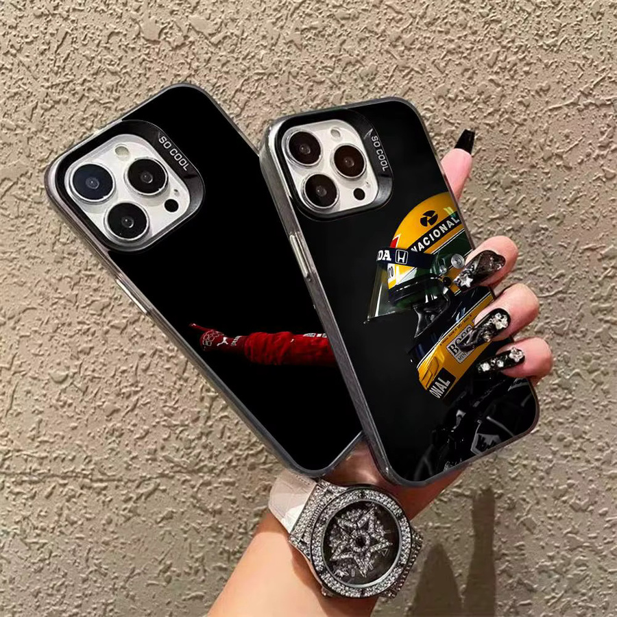 Handyhülle Ayrton Senna für Apple iPhone Modelle in Schwarz - Bild 5