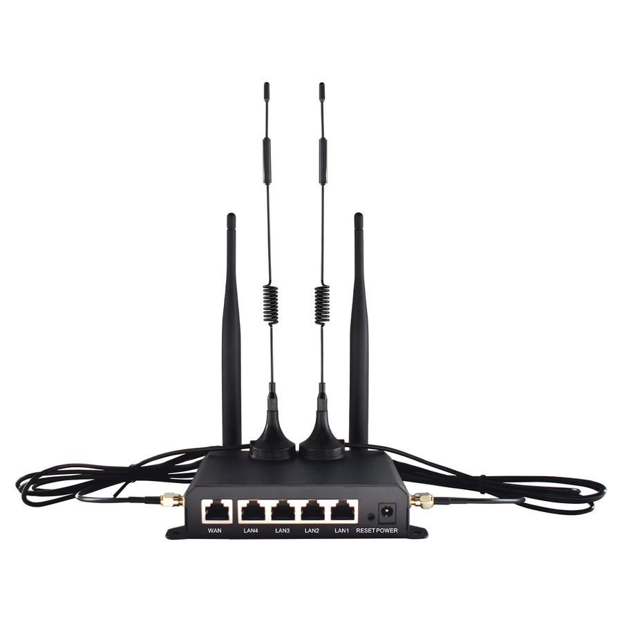 KuWFi CAT4 4G LTE Router mit 300 Mbit/s, 2,4 GHz WLAN, 4 abnehmbaren Antennen, WAN/LAN Ethernet-Port und AP-Repeater-Modus in Schwarz - Bild 7