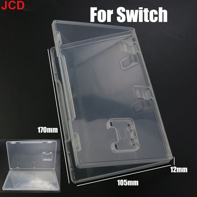 JCD Transparente Spielkarten-Aufbewahrungsbox für Nintendo Switch Spiele - Bild 1