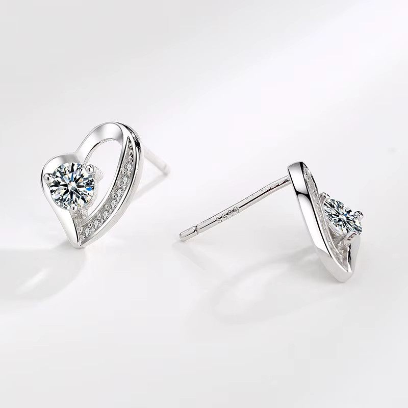 SAY Ohrringe, 925 Silber, Moissanit, Damen - Bild 2
