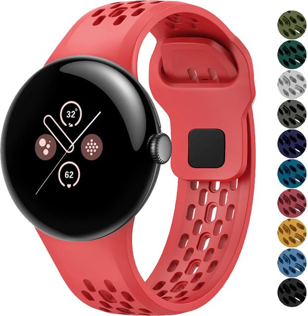 CHIICSMART Uhrenarmband Silikon, Google Pixel Watch3 45 mm, Sportarmband - Bild 1