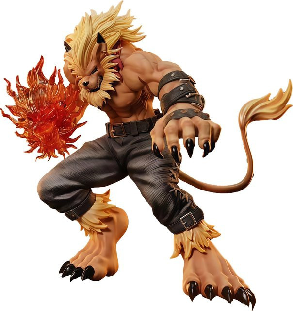 Soar Studio Digimon Leomon, PVC-Statue, Anime-Figur, Mehrfarbig - Bild 1