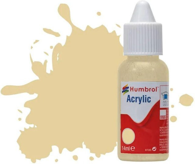 Humbrol No 121 Pale Stone Matt, Acrylic, 14 ml - Bild 1