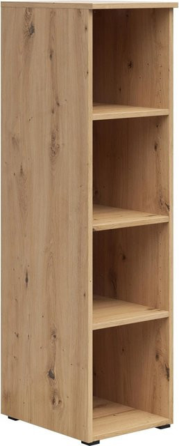Mömax Regal Multistauraum Eiche Artisan, hängend oder stehend, Farbe Braun/Beige, B/T/H: 115 x 40 x 30 cm - Bild 1