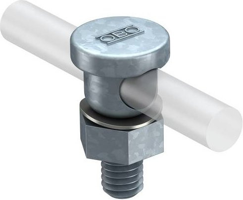 OBO Bettermann 5304008 5000 Montagezubehör, Silber, 20 Stück - Bild 1