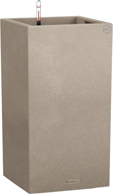 Lechuza Pflanzsäule Canto Stone high in Sandbeige mit Natursteinoptik, Höhe: 56 cm, Breite: 30 cm, Tiefe: 30 cm - Bild 1