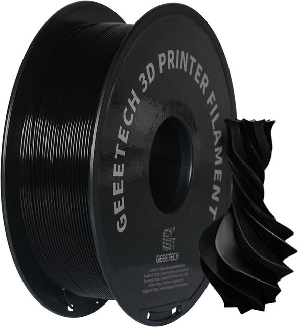 Geeetech PETG-Filament für FDM 3D-Drucker, 1,75 mm, Weiß, 1 kg Spule - Bild 1