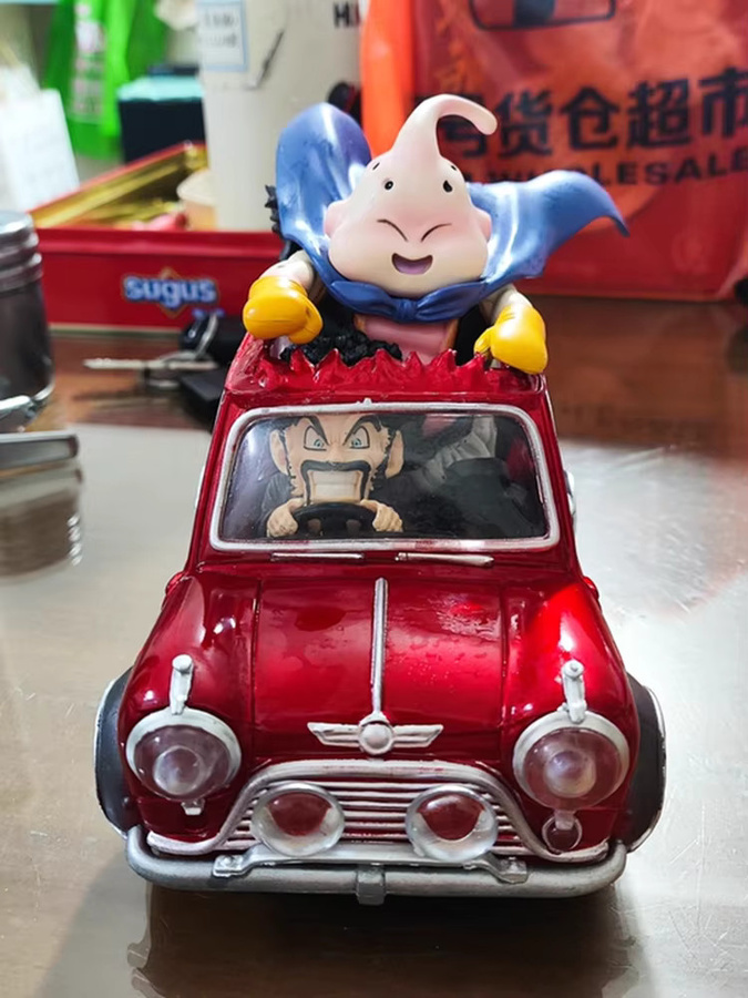 Bandai Dragon Ball Majin Buu Mr. Satan Red, Actionfigur, Kunststoff - Bild 4