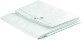 Bändchengewebeplane e.b.f. Folien aus PE, Farbe: Weiß, B/B: 4 x 6 m, 160 g/qm - Bild 1