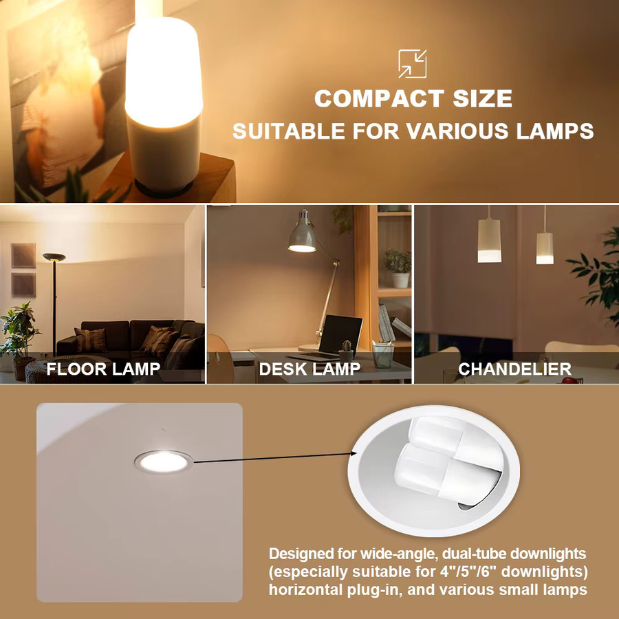 10er Set YNL LED Glühbirnen E27 mit CCT, Weiß, Energiesparende Beleuchtung für Wohnzimmer und Haushalt - Bild 2