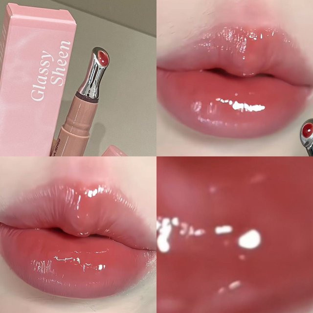 Pinkyfocus Serum-Lipgloss, klar, glänzend, Gel-Textur - Bild 1
