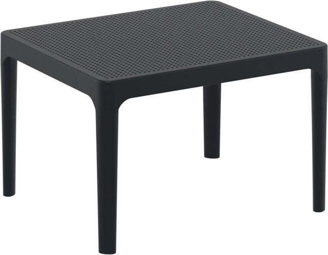 Siesta Beistelltisch Sky in Schwarz, rechteckig, B/T/H: 50 x 60 x 40 cm - Bild 1