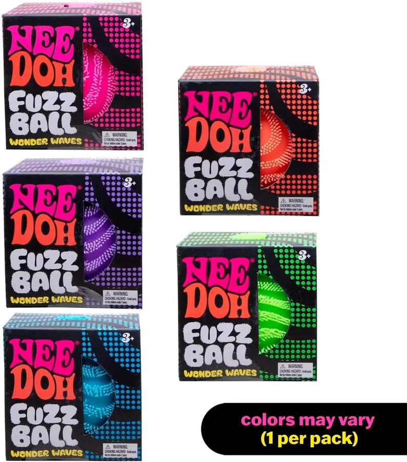 NeeDoh Fuzz Ball Wonder Waves, Sensorisches Quetschspielzeug, Fidget-Ball - Bild 5