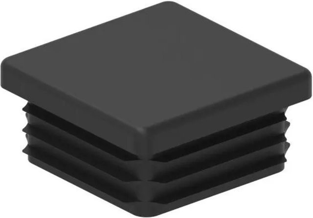 FeNau Einsteckkappe aus Kunststoff für Quadratrohr, Farbe: Schwarz, B/T/H: 40 x 40 x 38 mm - Bild 1