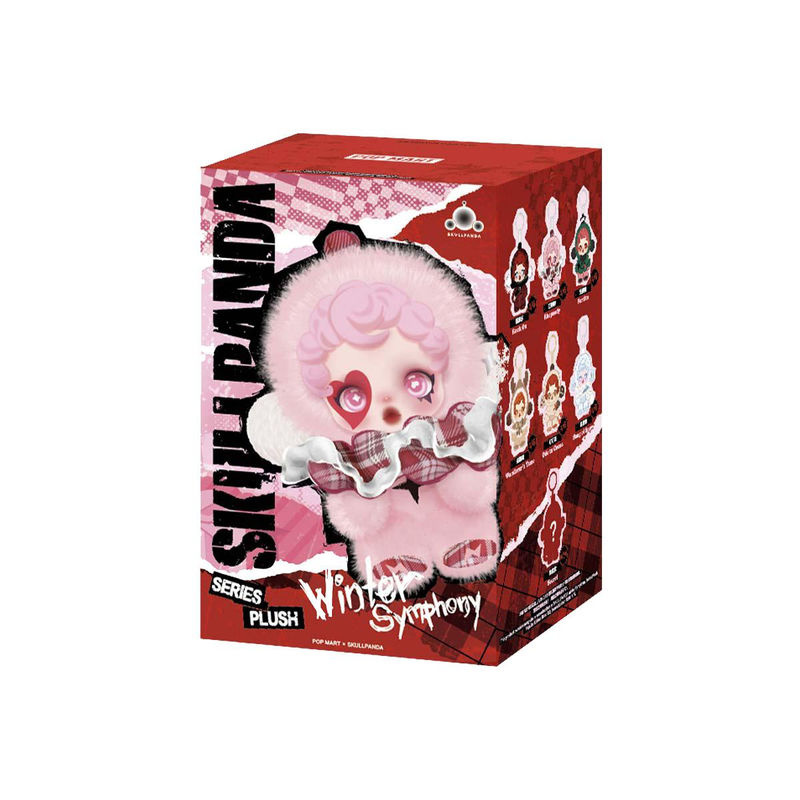 POP MART SKULLPANDA Winter Symphony Serie Plüsch Blind Box Rosa - Bild 4