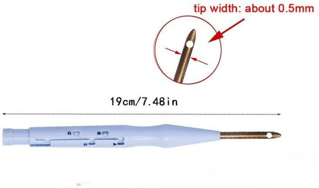 Stickset Punch-Nadel aus Kunststoff für DIY Teppichhaken in Blau von HaiKouLiJinHaiKeJiYouXianGongSi - Bild 1