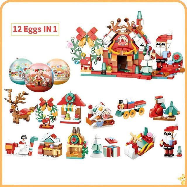 Yiran toy MOC Weihnachts-Weihnachtsmann, Blöcke, ab 6 Jahren - Bild 1