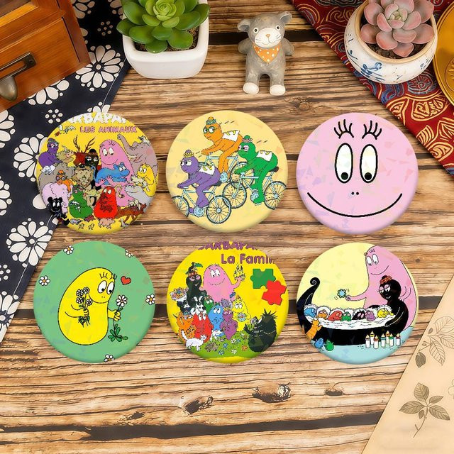 Anstecknadeln Barbapapa, Metall, Unisex - Bild 1