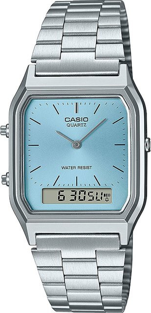 Casio Armbanduhr, Analog-Digital, Quarz, Edelstahl, 30 mm, Herren - Bild 1