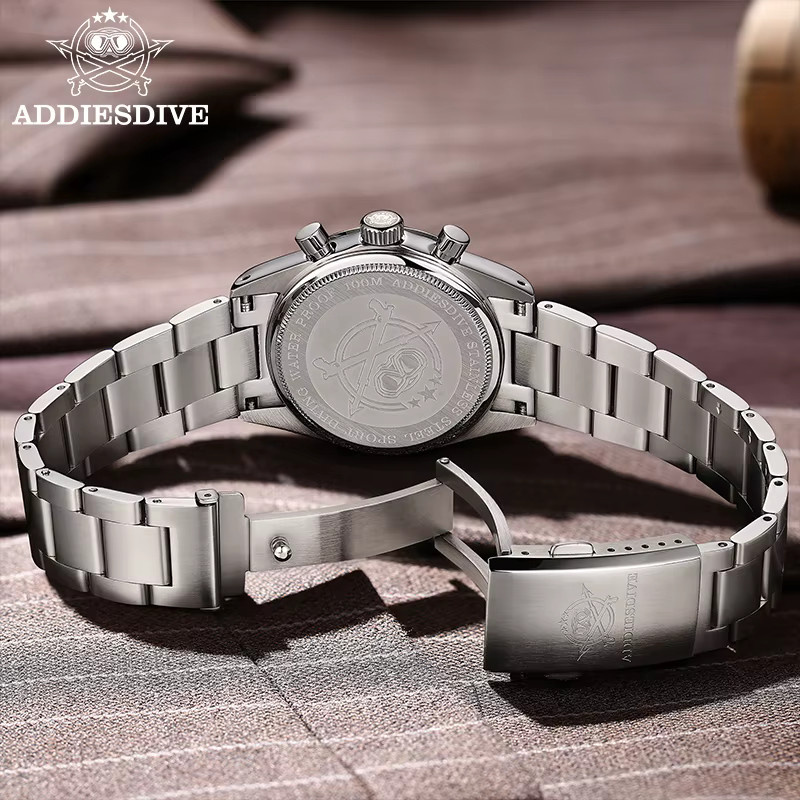 ADDIESDVIE Chronograph, Quarz, Edelstahl, 10 ATM, Herren - Bild 6
