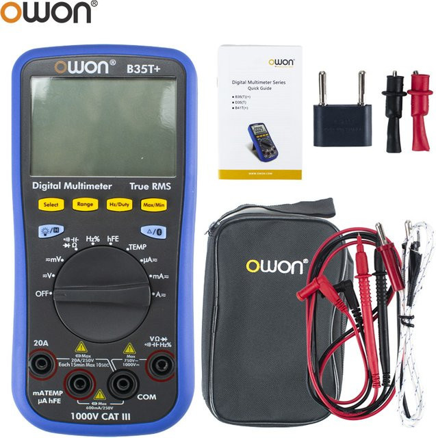 OWON B35T+ Digitales Mini-Multimeter mit Bluetooth als 3-in-1 Datenlogger und Temperaturmessgerät - Bild 1
