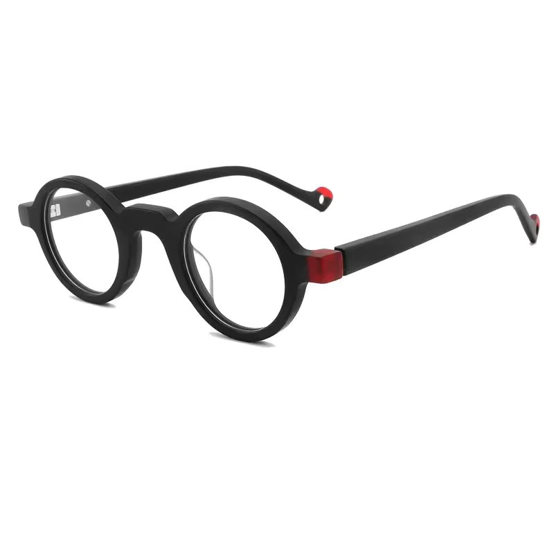 BETSION Lesebrille, kleine ovale Retro-Acetat-Brillengestelle, Vollrand - Bild 2