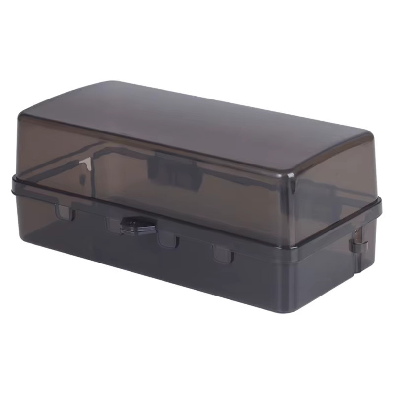 Wasserdichte Box mit Schloss für elektrische Fahrzeug-Lade Stecker, Regenfest und Diebstahlsicher, Schwarz/Transparent - Bild 4