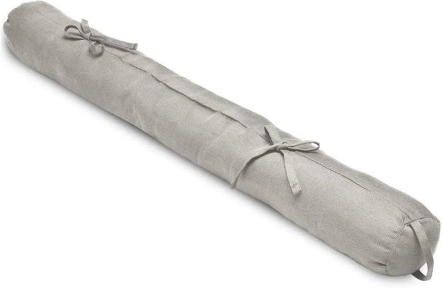 Beautissu Viento Zugluftstopper Hellgrau B: 100 cm, H: 10 cm - Bild 1