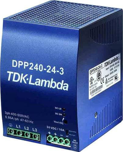 TDK-Lambda DPP240-24-3 Hutschienen-Netzteil 24 V/DC 10A 240W in Blau - Bild 1