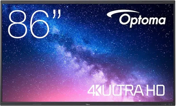 Optoma Creative Touch 5863RK Interaktives 4K UHD LCD-Display mit LED-Hintergrundbeleuchtung und Multi-Touch in Schwarz (86 Zoll / 218 cm) - Bild 1