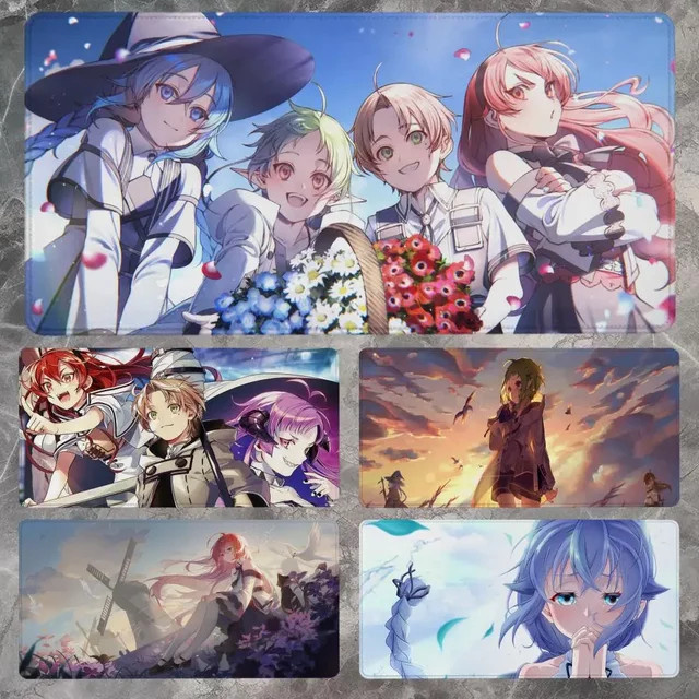 Mushoku Tensei Gaming-Mauspad XXL Schreibtischunterlage, Mehrfarbig, B/T: 90 x 40 cm - Bild 1