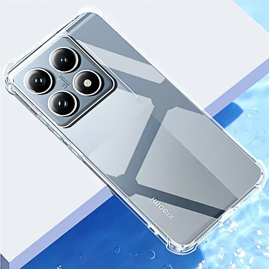 Stoßfeste Silikon Handyhülle für Xiaomi 14T Pro 13T 12T 11T in Transparent - Bild 6