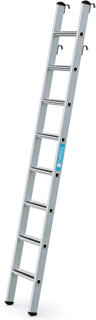 Zarges Regaleinhängeleiter Saferstep LH aus Aluminium in Silber mit 8 Stufen - Bild 1