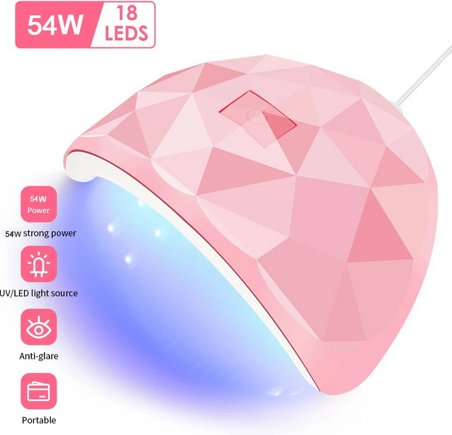 LULAA Nagel Trockner Lampe, UV/LED, USB-Ladung, Unisex - Bild 1