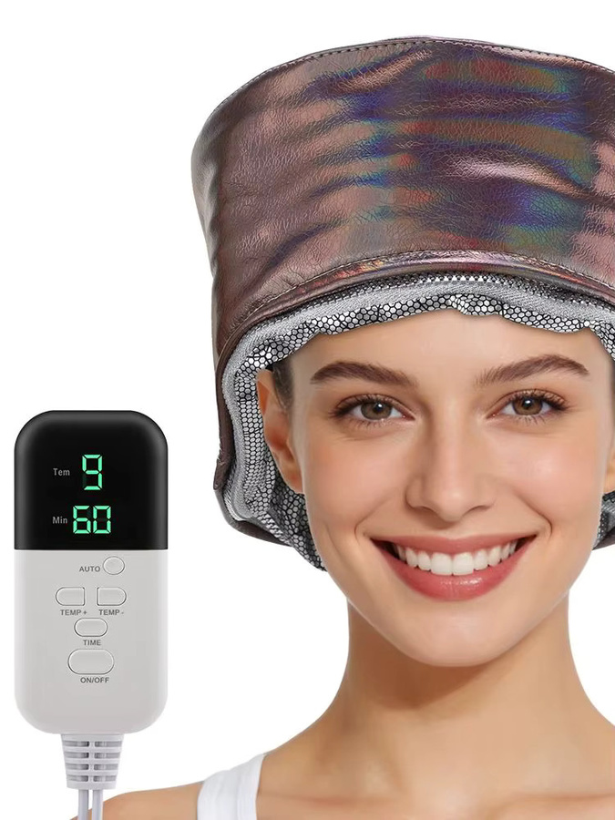 AFDEAL Haardampfer Elektrische Thermische Wärmekappe, Unisex - Bild 6
