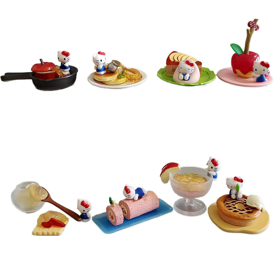 Rement Sanrio Hello Kitty Apfelwald-Süßigkeiten Blind Box, Einzelfigur - Bild 3