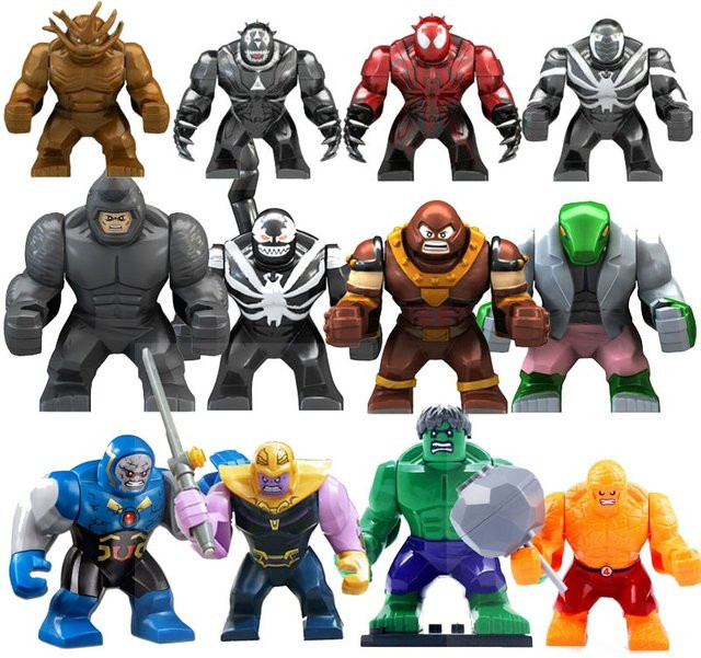 Marvel Superhelden Mini-Bausteine, Venom Hulk Thanos, Kombinations-Bausteine - Bild 1