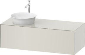 Duravit Waschtischunterschrank White Tulip in White, B/T/H: 130 x 55 x 40,8 cm - Bild 1
