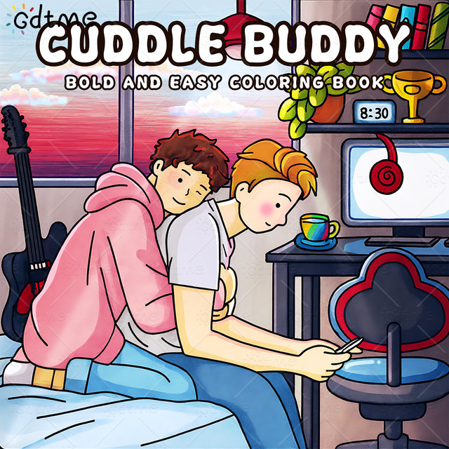 CUDDLE BUDDY Malbuch für Paare und Freunde, Bilderbuch, Bunt / Mehrfarbig - Bild 1