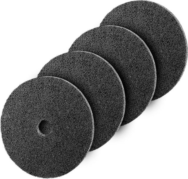 STAHLWERK Schleifscheibe Vlies Nylon im 4er Set in Schwarz und Grau - Bild 1
