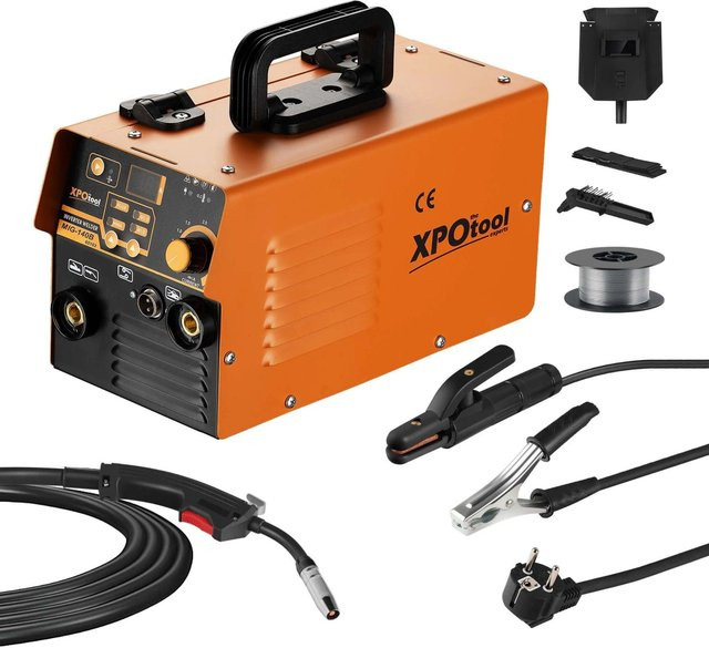 Xpotool Digitales IGBT Inverter Schweißgerät MMA 30-120A 220V in Gelb-Orange - Bild 1