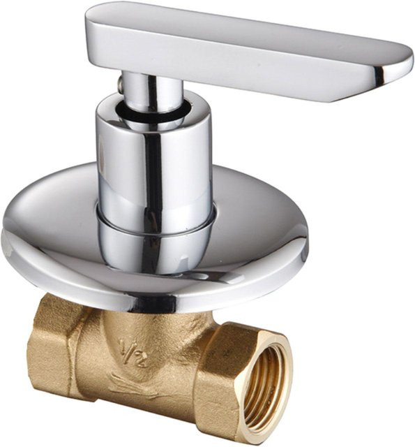 Cherish Eyes Verdeckter Wasserhahn aus Aluminiumlegierung in Silber mit 1/2 Zoll Innengewinde DN15 - Bild 1