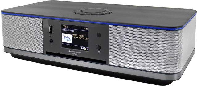 Soundmaster ICD2023SW Stereo Musikcenter in Schwarz mit Internetradio, DAB+, WLAN, Bluetooth, CD und Spotify-Unterstützung - Bild 1