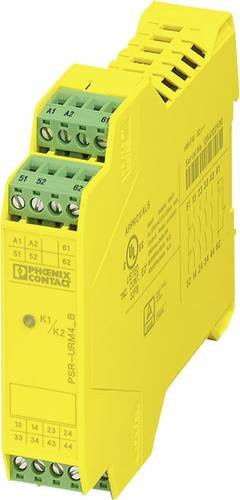 Phoenix Contact Sicherheitsrelais PSR-SPP-42-230UC/URM4/4NO/2NC in Gelb mit 230 V/DC und 230 V/AC Betriebsspannung, 4 Schließer und 2 Öffner - Bild 1
