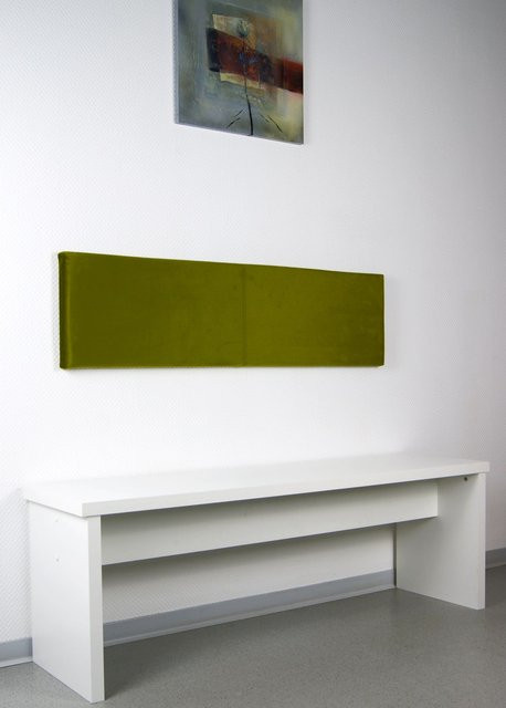 Lycce Wandkissen Wandpolster aus Samt mit Montage-Set, Breite: 115 cm, Tiefe: 30 cm, Höhe: 4 cm - Bild 1
