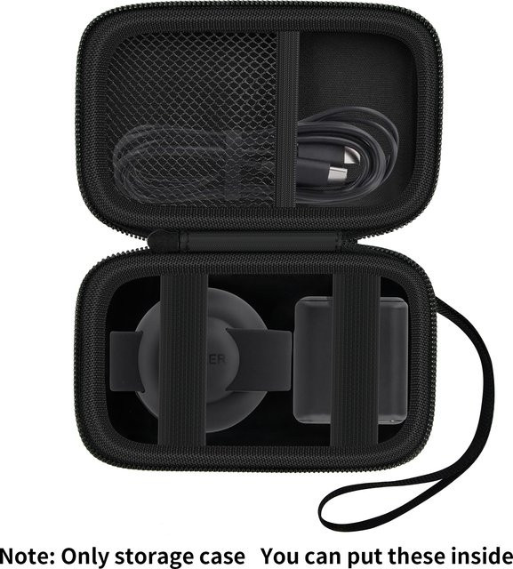 Anker Stoßfeste EVA-Reise-Aufbewahrungsbox für MagGo UFO 3-in-1 Wireless Charger, tragbare Hartbox in Schwarz - Bild 1
