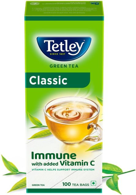 Tetley Grüner Tee Classic, Teebeutel, 100 Stück, 140g - Bild 1
