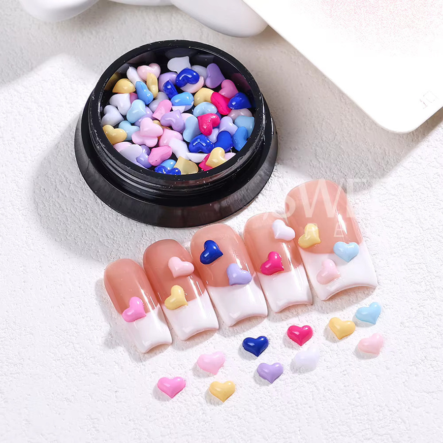 SWEET TREND Nail Art Charms Love Heart, Glänzend - Bild 2