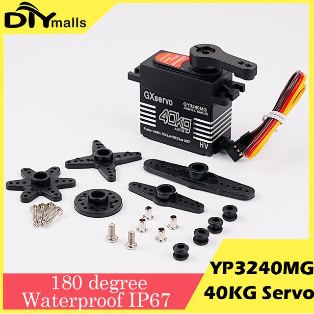 wishiot Digitales Servo, Metall, Schwarz, YP3240MG - Bild 1
